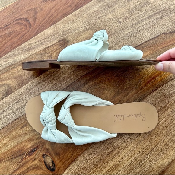 Splendid Barton double knot leather slide sandals - Picture 3 of 9